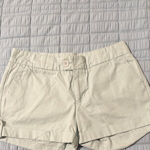 Women’s Casual Cotton Blend Shorts in Off-White